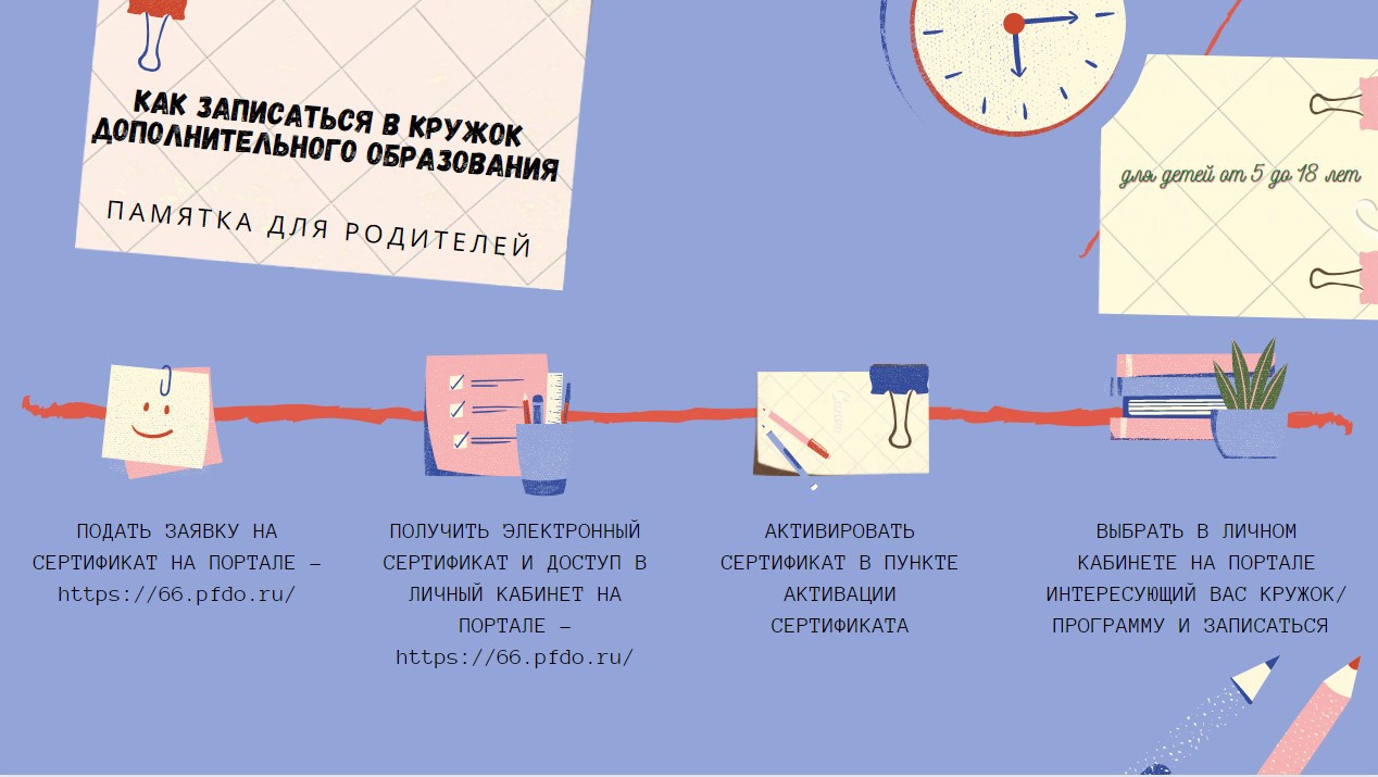 Запись в кружок дополнительного образования